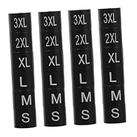 PartyKindom 180pcs Mini Plastic Clothes Markers Tags Clips for Garment Hanger Rack s Xl Xxl Xxxl Labels
