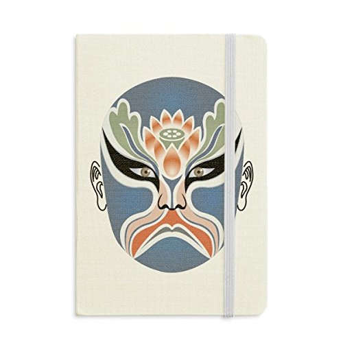 Notebook Opéra de Pékin DIYthinker - Journal A5 couverture rigide en tissu de couleur