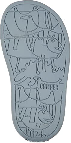 Camper Kids Boy's T-Bar Flat Sandal, Medium Brown, 5.5 Toddler | Image 4