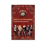 YMCIBTJJ Panic! At The Disco By A Fever You Can’t Sweat Out (2) Canvas Poster Mural Decor Printing Picture Painting Living Room Hallway Decor Unframe-style 12x18inch(30x45cm)
