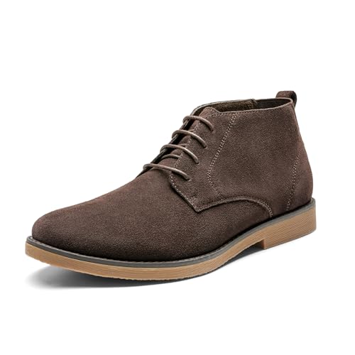 Bruno Marc Men's Classic Dress Casual Chukka Boots 2.0 11 Chukka-dk.brown