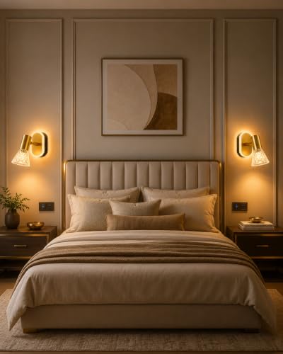 Image of FILLISKA 3 in 1 Single Wall spot /Picture /Display /Mirror Light with Adjustable Head and Colour Changing Function (Diamond Cut Gold -047)