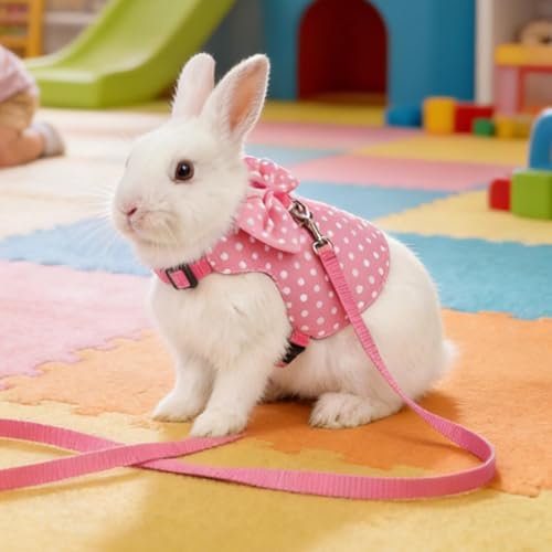 Ropa de conejo transpirable para evitar ahogos en mascotas pequeñas 4