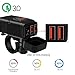 Produktbild gfyee Quick Charge 3.0 Motorrad USB Ladegerät, DC 6-30V USB Buchse Einbau für Motorrad SAE, Wasserdichte Auto Steckdose KFZ Ladegerät mit ED Voltmeter, Zigarettenanzünder Adapter für AUTO LKW