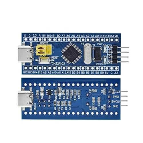 Image of REES52 STM32F103C8T6 ARM STM32 Minimum Development Board Module for Compatible with Arduino DIY Kit CH32F103C8T6, USB Type-C Interface