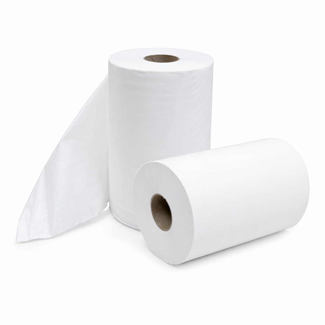 Hiperlimpieza Bobinas Papel Secamanos Mini Mecha 2 Capas 12 Rollos | Celulosa Virgen | 212 Servicios/Rollo | Alta Absorción | Uso Profesional Baños y Hostelería