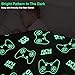Jekeno Glow in The Dark Gaming Blanket Gamer Game Controller Throw Gift Toys for Boys Adults Men Women Gamepad Presents Birthday Halloween Christmas Bedroom Decor Luminous Blanket Grey 60