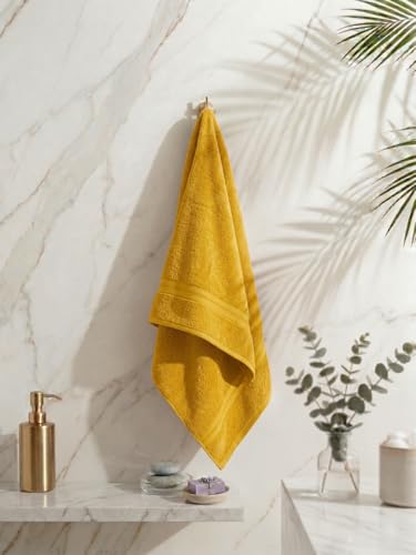 Image of Monte Carlo Essential 100% Cotton Bath Towel | 400 GSM Lightweight & Quick Dry | Soft Absorbent Large Towel 75x150 cm | Skin Friendly Daily Use Bathroom Towel for Men & Women (Jasper) | Suns Truck