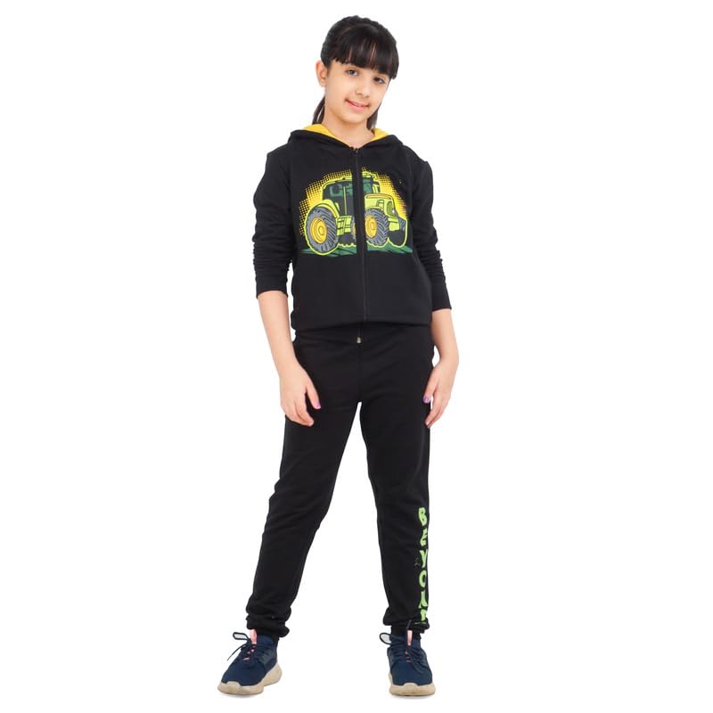 Image of Real Basics Girls Cotton Hooded Sweatshirt (Pack of 1)
