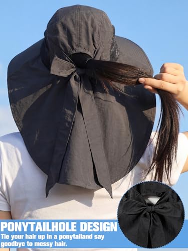 Cuffbow 6 Pcs Sombrero De Sol Mujer Protección UV miniatura 3