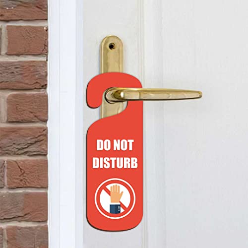 Image of KREEPO Do Not Disturb MDF Door Sign Hanger Size(24cm x 8.5cm) kr51