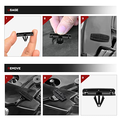 25pcs Fender Flare & Rocker Moulding Clip, Rocker, 40 OFF