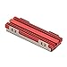 Aluminiowy radiator dysku twardego M.2 rozpraszanie ciepła chłodzenie chłodnicy silikonowe podkładki termiczne chłodnica do chłodnicy ssd NVME M2 2280 PCIE