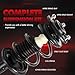 Front Complete Strut Suspension Assembly Set for 2009 2010 2011 2012 2013 2014 2015 2016 for Dodge Journey suspension kit Includes Stabilizer Bar Link Replacement for OE 172509 172510 K750382-4PCS