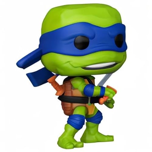 Funko Pop! Movies: Teenage Mutant Ninja Turtles - (Teenage Mutant Ninja Turtles (TMNT)) Leonardo - Les Tortues Ninja - Figurine en Vinyle à Collectionner - Idée de Cadeau - Produits Officiels