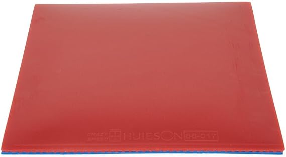 Table Tennis Rubber, 2.2mm Sponge Thickness Rubber Cover for Ping Pong Paddle Racket Good Tack and Flexibility Excellent Control and Spin Sensitivity for All-Round Players(Red)