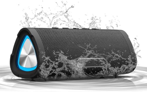 Image of Vanzon V40 Portable Bluetooth Speaker, IPX7 Waterproof Wireless Speaker with Bluetooth 5.0, TWS Pairing and RGB Lights Outdoor Speaker