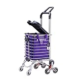 Produkttyp: Sackkarre Einfache Idee Einkaufswagen Wenig Ziehen Das Auto Einkaufswagen Hebel Auto Senior Trolley Kann Geschoben Werden, um Treppensteigen zu Sitzen Hand Auto Hand Lkw, T-C, 8 Runden