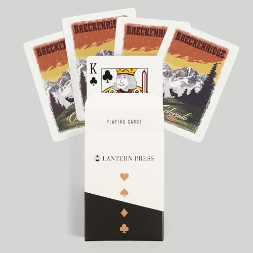Lantern Press naipes poker Breckenridge Colorado miniatura 6