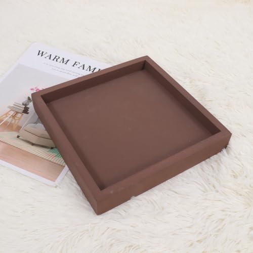 Plateau carré épaissi pour pot de fleurs support étanche intérieur - 8