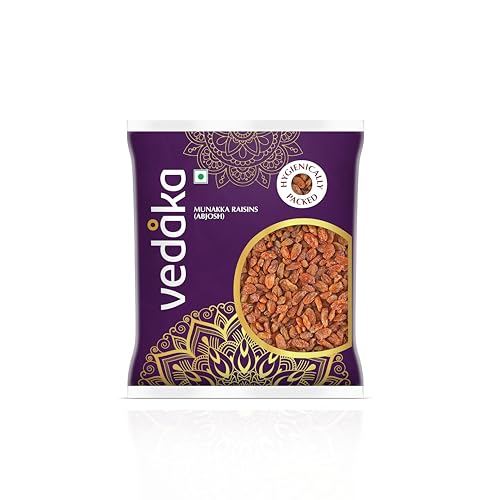 Image of Amazon Brand - Vedaka Munakka Raisins (Abjosh) | 500 g | Naturally Sweet | Rich Authentic Flavour | Perfect Travel Snack