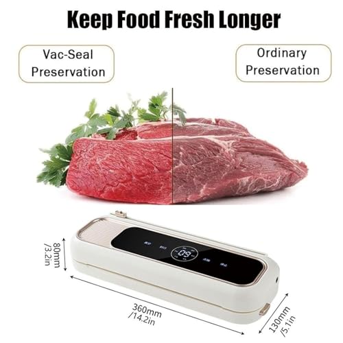 Machine sous vide 65 kPa avec cutter intégré et écran LCD pour conservation - 7