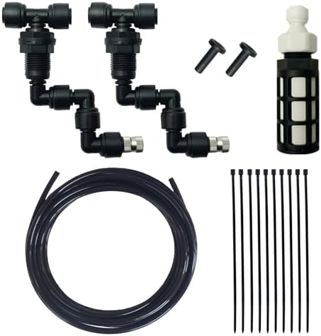 Reptile Terrariums Misting Accessories kit, 2PCS Adjustable Repti...