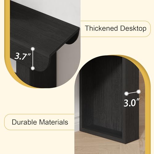 Tarnorci 39 Inches Console Table, Entryway Table with Storage Narrow Modern Accent Tables with LED Light Foyer Table for Living Room, Entryway, Hallway by Tarnorci - Used condition - Image 9