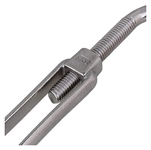 4 piezas Tensores tipo Gancho de acero inoxidable 304 para cables, kit de hardware resistente para tensión de cable miniatura 4