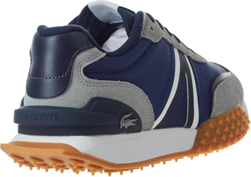 Lacoste Mens L-Spin Deluxe Sneaker, NVY/DK Gry, 113