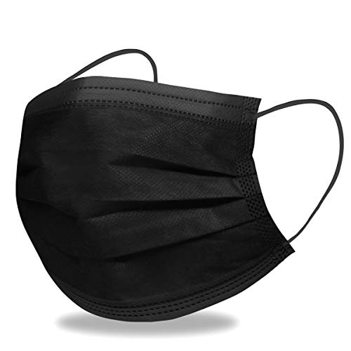 Modenna máscara descartável preta 50 peças