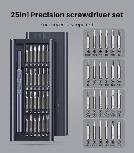 AXTH 25-in-1 Small Precision Screwdriver Set, Professional Mini Repair Tool - 2