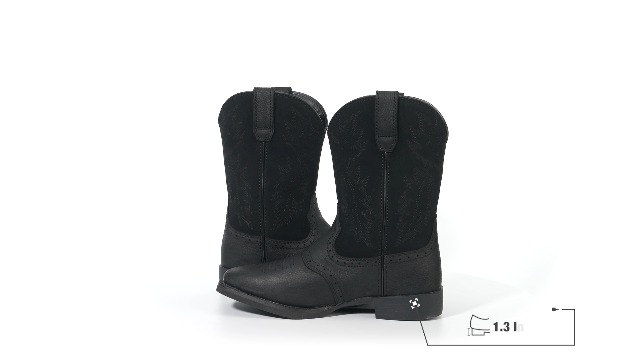 Amazon.com | Rollda Leather Cowboy Boots for Men Western Boots