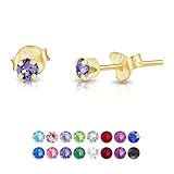Elegant und raffiniert unsere Ohrringe sind von höchster Qualität und bestehen aus 925 Sterling Silber Gelb Vergoldet mit Stempel und echter Kristall von Swarovski Elements