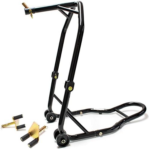 Motorcycle Triple Tree Headlift + Front Fork Wheel Lift Stand Combo Compatible with Yamaha, Honda, Kawasaki, Suzuki, Ducati, BMW - Sport Street Bike Motorcycle