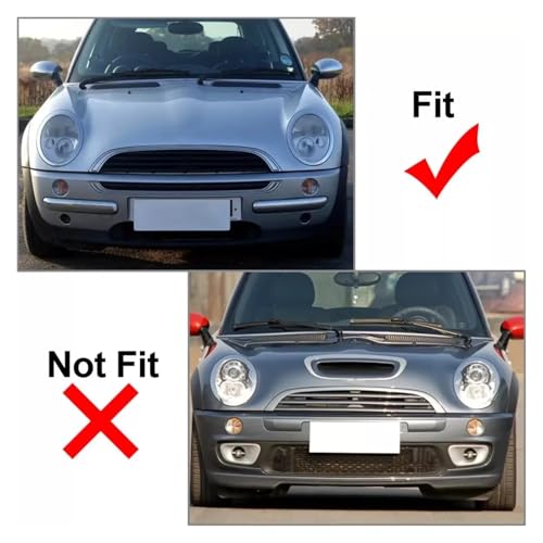 Abat-jour de phare de rechange pour MINI Cooper R50 R53 en polycarbonate - 3