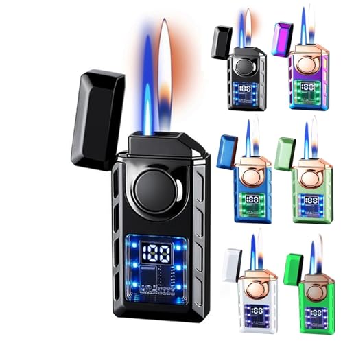 Encendedor recargable de butano portátil con llama ajustable
