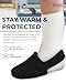 Pembrook Cast Sock Toe Cover - Great for Leg, Foot and Ankle Casts.Black, OS