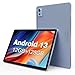 WiFi/WLAN günstig Kaufen-FancyFish Android 13 Tablet mit 10.1 Zoll, 1920 × 1200 FHD Display, Octa-Core 2,0 GHz CPU, 12(6+6) GB RAM + 128 GB ROM (TF erweitern 1TB), 5G WLAN, Bluetooth 5.0, 6000 mAh