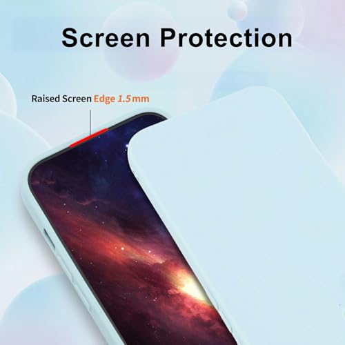 Image of for Xiaomi 17 Case Precise Camera Cutouts Soft TPU Shockproof Phone Cover - Baby Blue