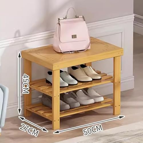 Étagère à chaussures en bois pour optimiser l'espace de la salle de bain - 4