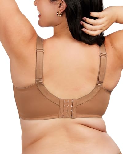 Image of HSIA Minimizer Bra for Women - Plus Size Full Coverage Lace Bra with Underwire, Non Padded