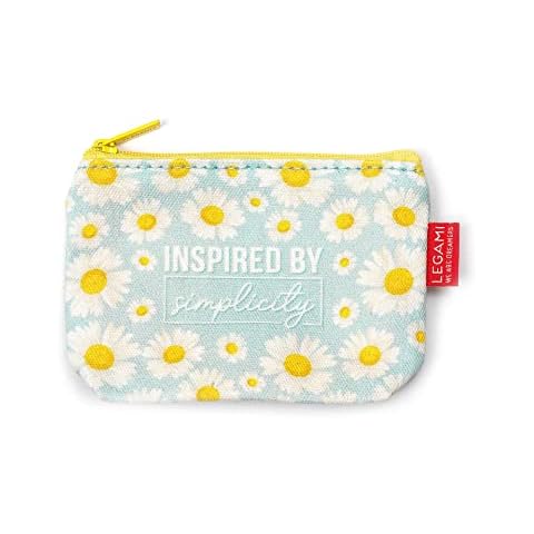 Legami - Monedero con Cierre de Cremallera Daisy Cover