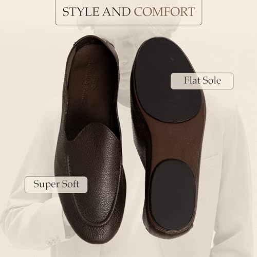 Mens Casual Shoes El Guante Flat Camel | Loafers for Men Inspired by Julio Iglesias | Soft Flexible | Romero & MC Paul4