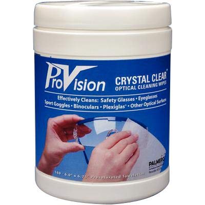 Amazon.com: PLM Pro-Vision Crystal Clear Optical Cleaning Wipes Can/160 ...