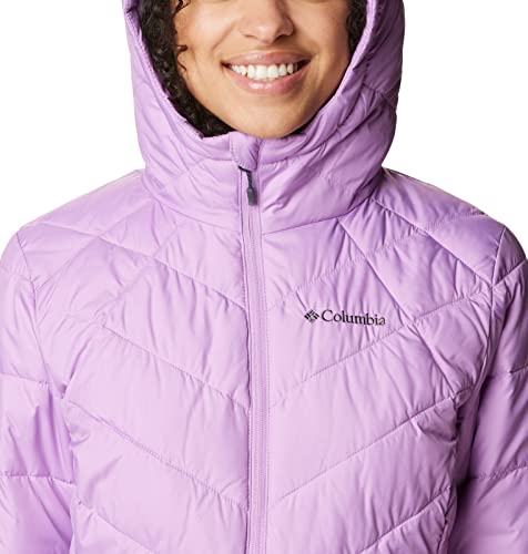 Image of Columbia Women's Omni-Heat Reflective Heavenly Hooded Hiking & Trekking Down Standard Length Jacket