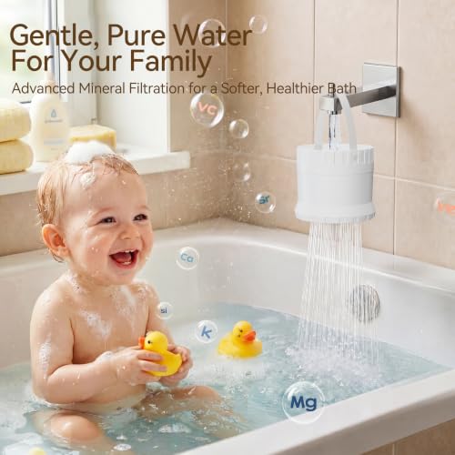 JDO Bath Filter for Tub Faucet - Upgraded 3000 Gallon Bathtub Water Filter — view 2