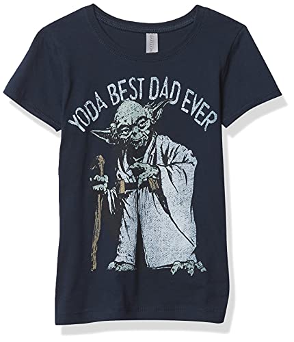 T-shirt Star Wars fille bleu marine col rond taille M uni