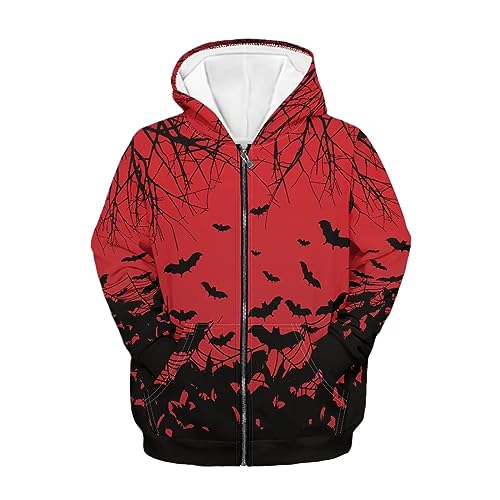 Hoody Coat with Pocket Loose Zip Up Hoddies for Kids Boys Girls Long Sleeve Hoody Coat Sweatshirt