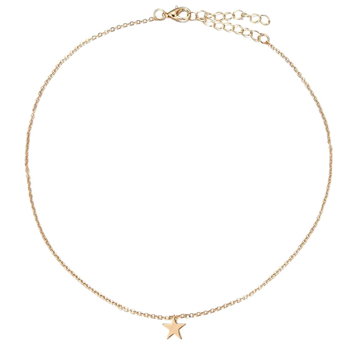 Sorellaz Womens Silver Metal Star Chain Necklace: SOR/SS-21/1 (Golden) (B097RQJ8GM) Amazon Price History, Amazon Price Tracker